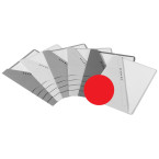 Secolor A4 Clip File red