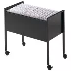 Durable Economy Trolley for Suspension Files, Black