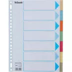 Esselte intercalaires pour ft A4 carton 7 onglets 23 anneaux
