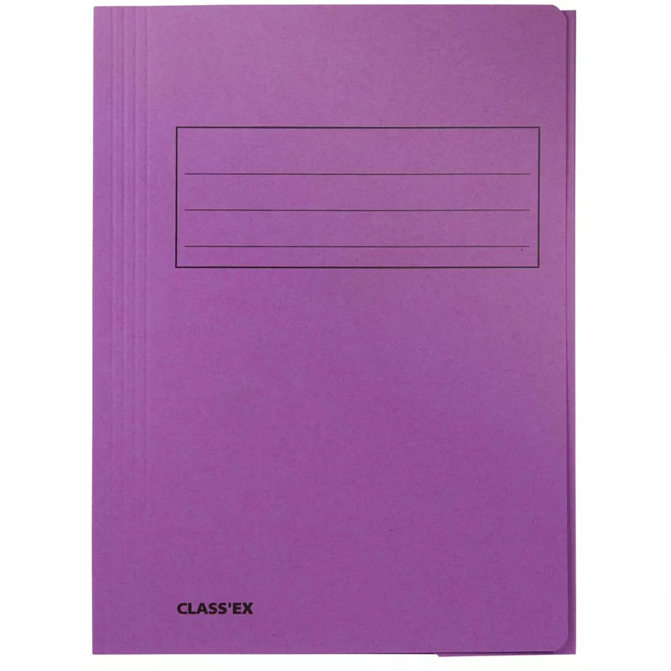 Class'ex Cardboard File Folder, Lilac