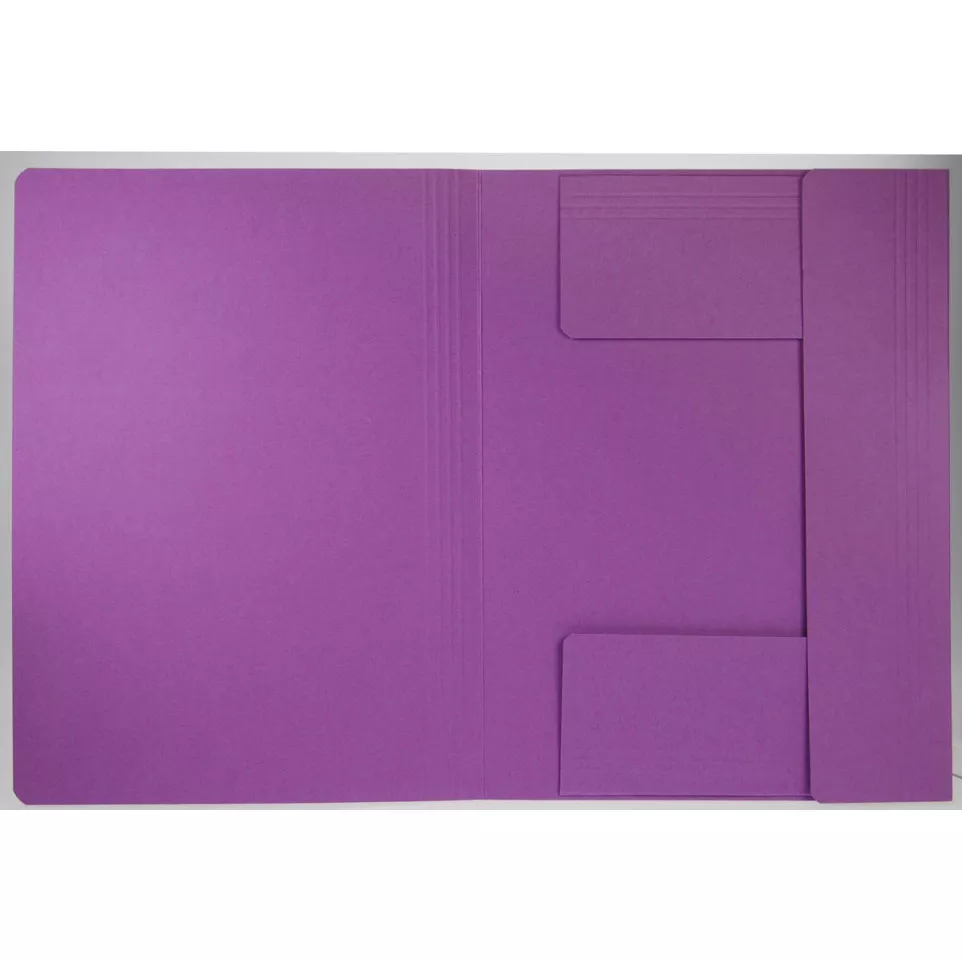 Class'ex dossiermap, 3 kleppen, lila