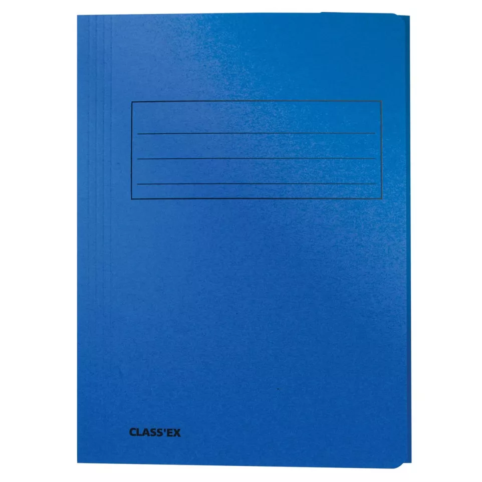 Class'ex Cardboard File Folder, Blue