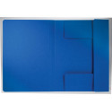 Class'ex dossiermap, 3 kleppen, blauw