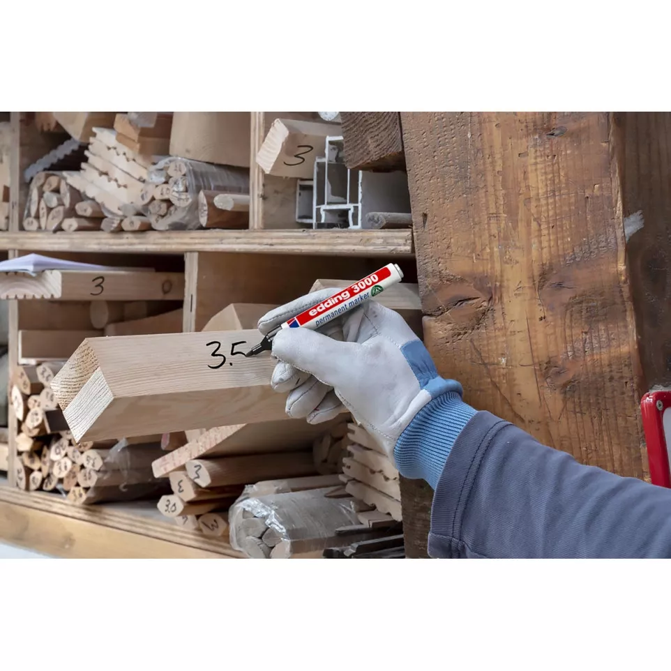 Edding marqueur permanent, 3000, noir