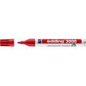 Edding marqueur permanent, 3000, rouge