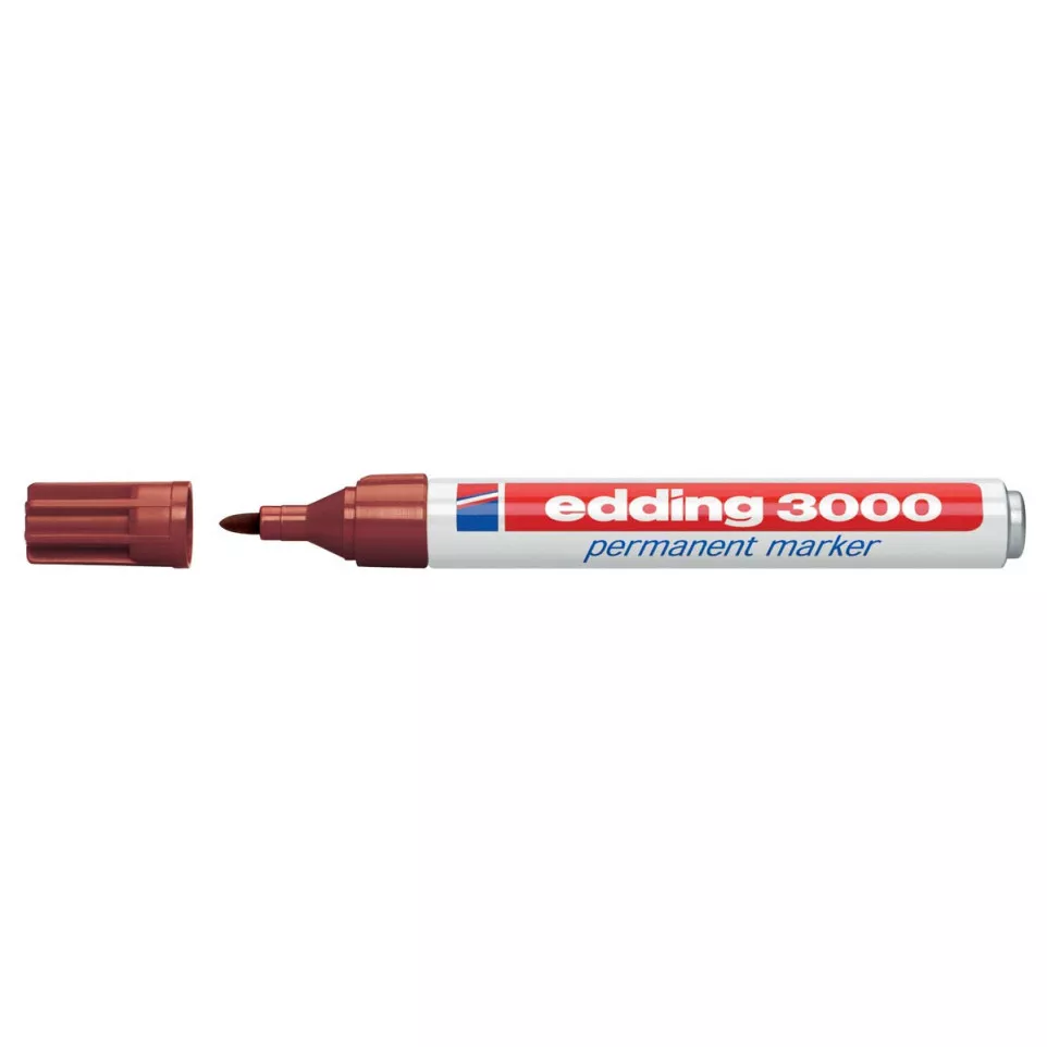 Edding permanent marker 3000 bruin