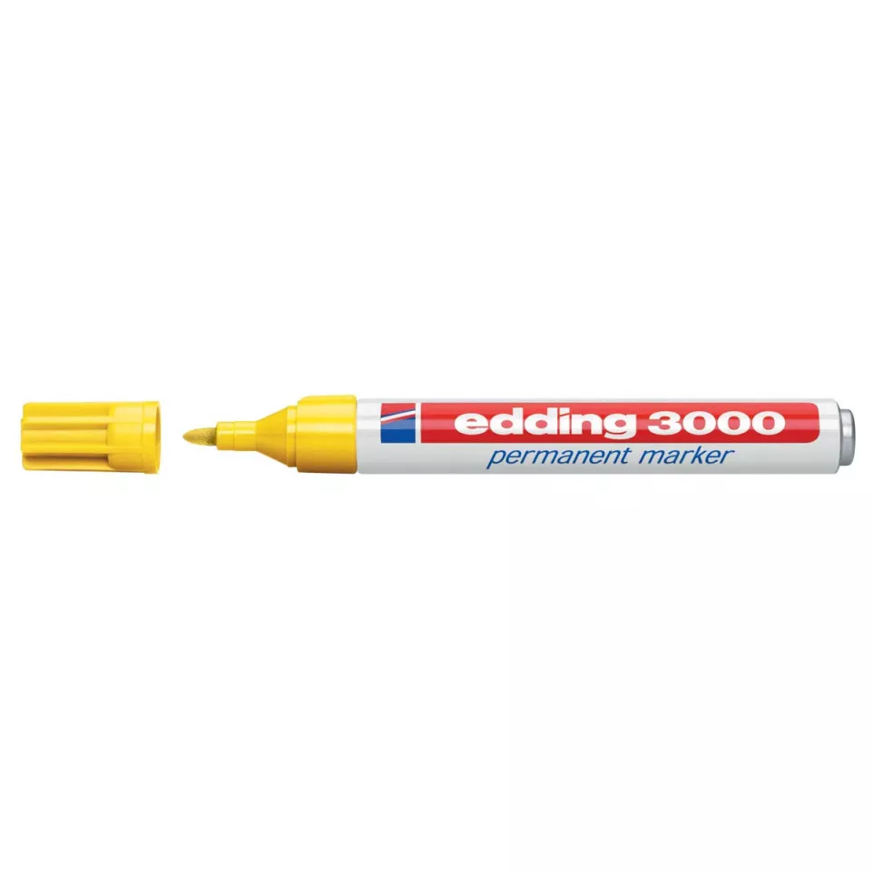 Edding permanent marker 3000 geel