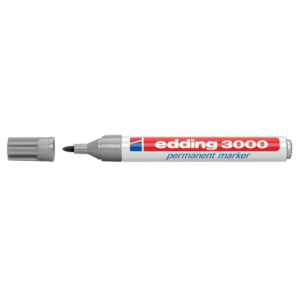 Edding 3000 Permanent Marker Grey