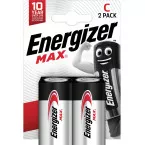 Energizer piles Max C, blister de 2 pièces