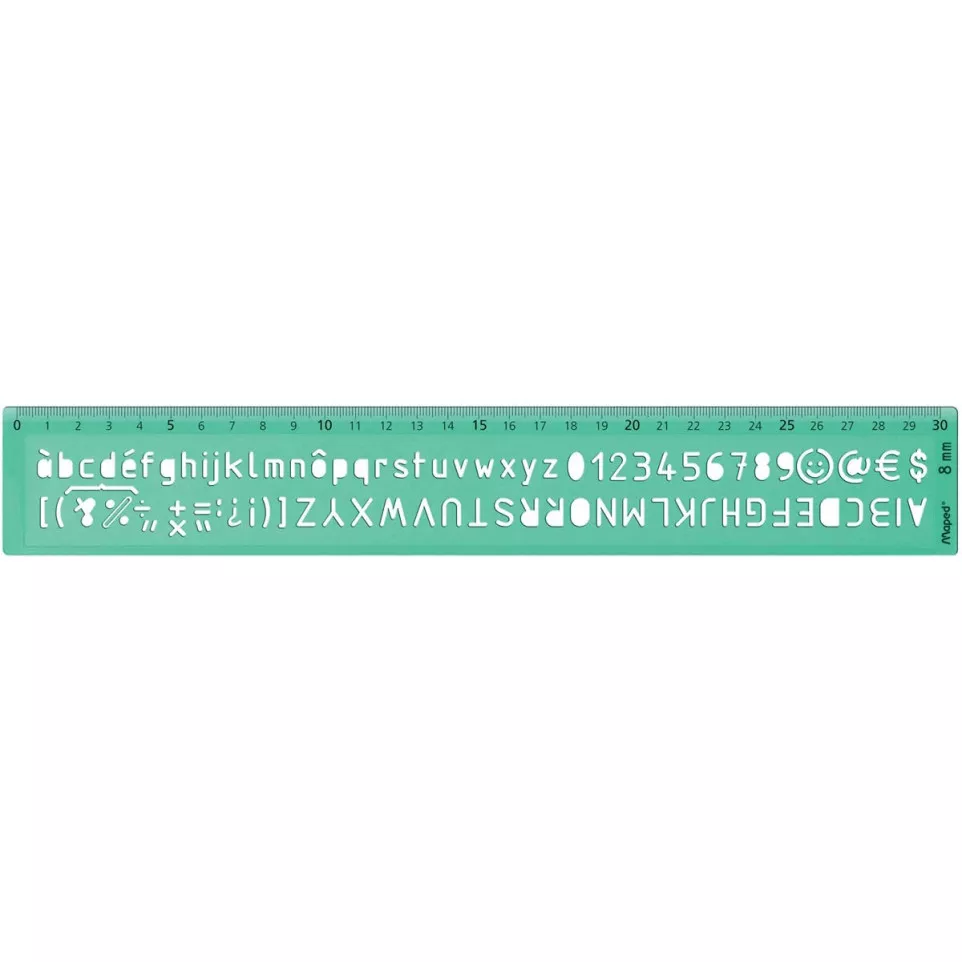 Maped Lettering Template 8 mm