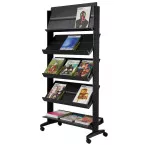 Paperflow Mobile Large Black Brochure Holder