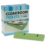 Numbered Cloakroom Ticket...