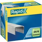 Rapid Nietjes 24/6, gegalvaniseerd, doos van 5.000 nietjes