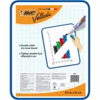 BIC Velleda Whiteboard, 44 x 55 cm, Dry Erase, Double-Sided, Two White Surfaces