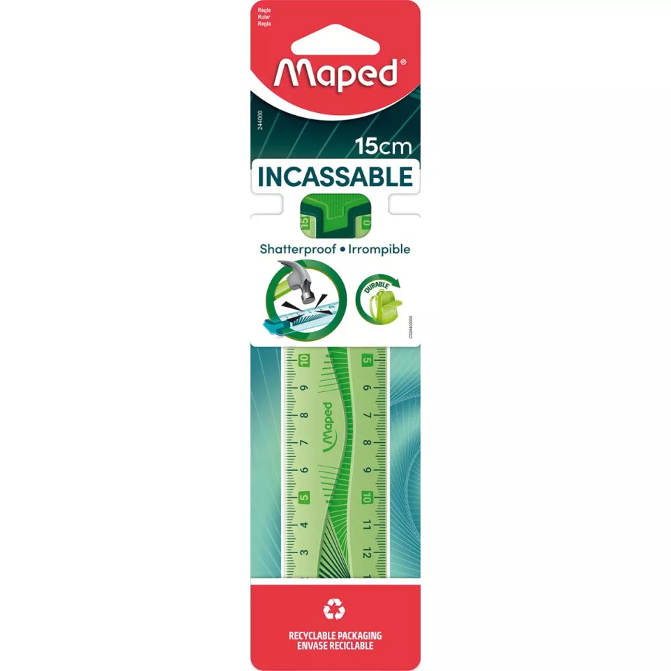 Maped Flex Unbreakable Ruler 15 cm...