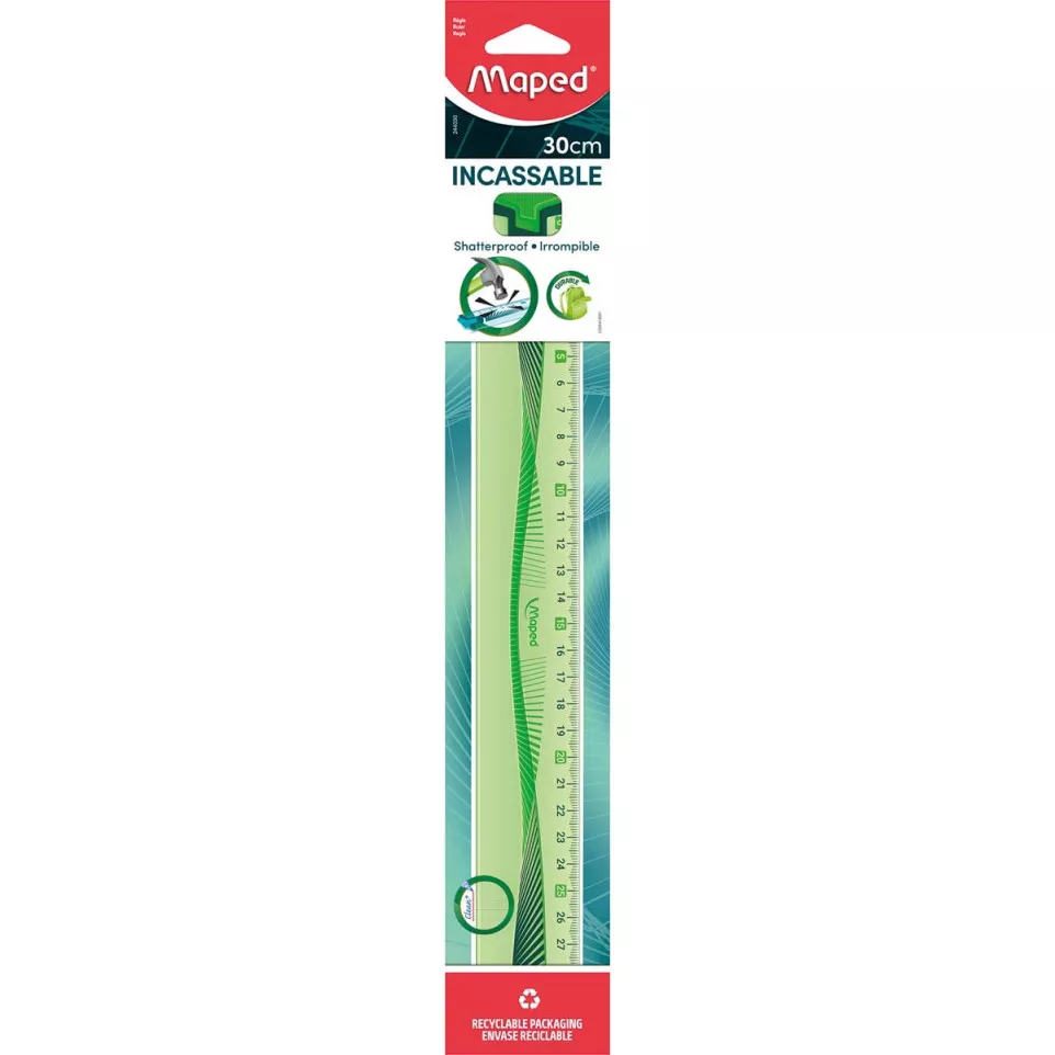Maped Unbreakable Flexible Ruler 30 cm