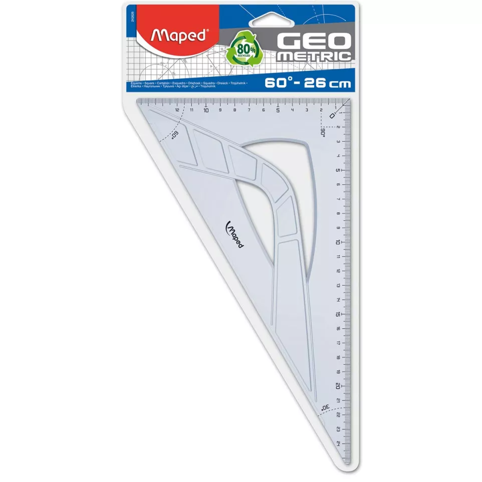 Maped équerre Geometric 26 cm, 60°