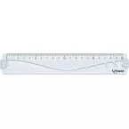 Maped lat Geometric 20 cm, transparant