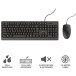 Trust Primo clavier et souris, azerty