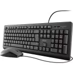 Trust Primo Wired Keyboard and Mouse Set QWERTY US Layout