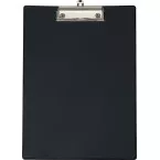 MAUL Porte-bloc PVC A4 portrait, plastifié, avec pochette transparante, noir