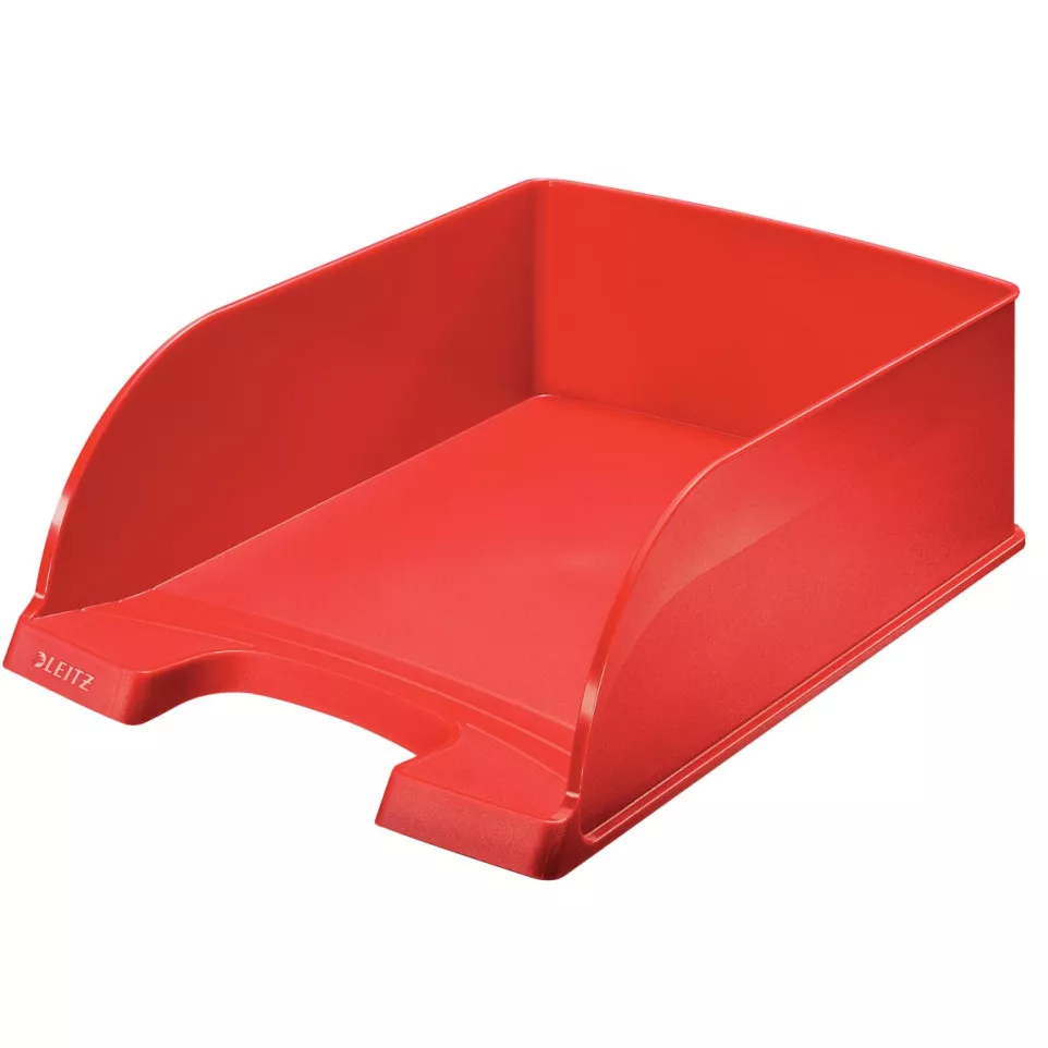 Leitz Plus Jumbo Letter Tray Red