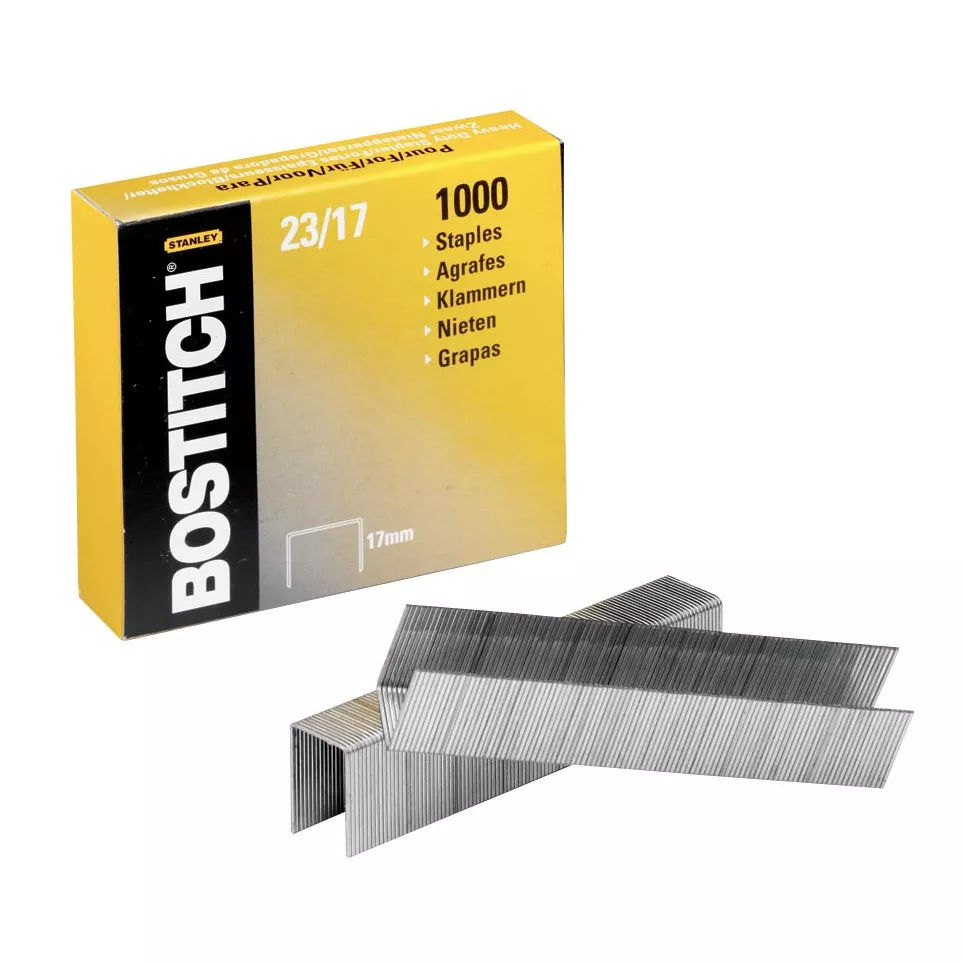 Bostitch agrafes 23-17-1M, 17 mm,...