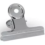 MAUL papierklem bulldogclip 50mm blister 10 verchroomd