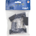 MAUL Foldback Clips 32 mm Black Pack of 12