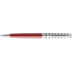 Waterman balpen Hémisphère Deluxe Red met palladium detail