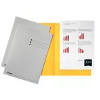 Esselte card folder grey 180 gsm cardboard pack of 100 pieces