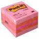 Post-it Notes Mini Cube, 400 Sheets, 51 x 51 mm, Pink