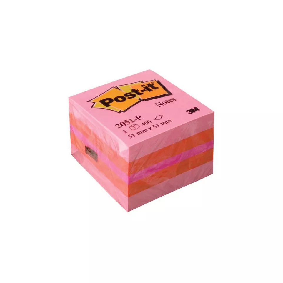 Post-it Notes Mini Cube, 400 Sheets,...