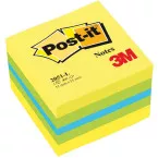 Post-it Notes mini cube, 400 feuilles, ft 51 x 51 mm, vert