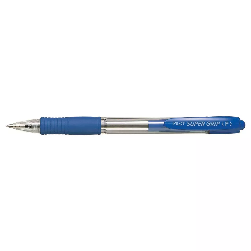 Pilot stylo bille Super Grip, bleu