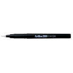 Artline 200 fineliner, zwart