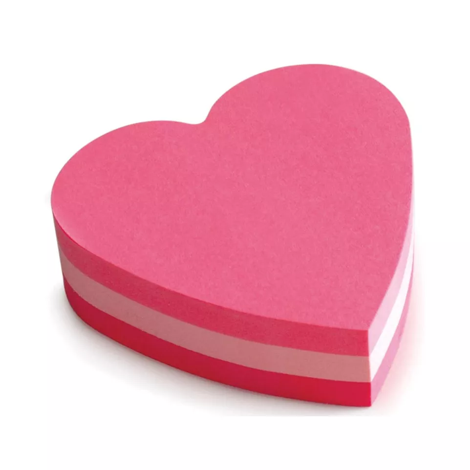 Post-it Notes mini hart, 3 kleuren,...