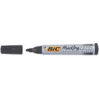 Bic permanent marker 2000-2300 zwart, schrijfbreedte 1,7 mm, ronde punt