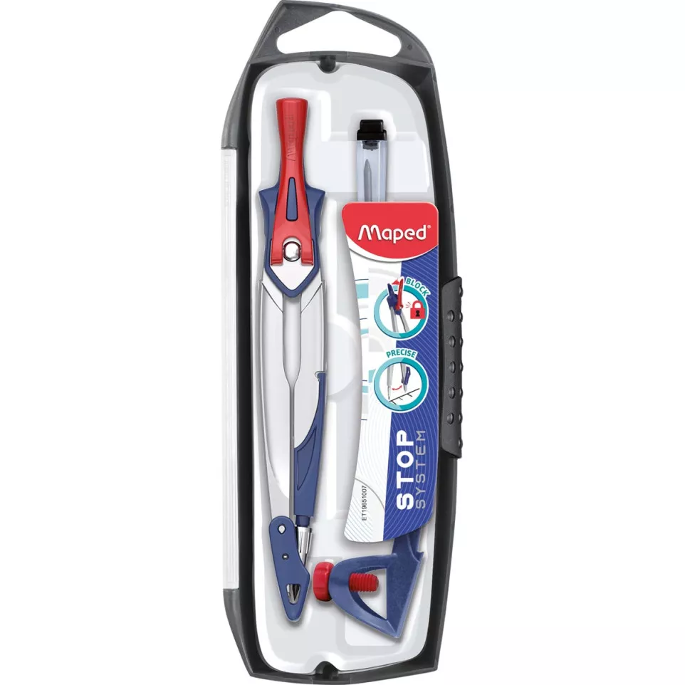 Maped compas Stop System, coffret 3...