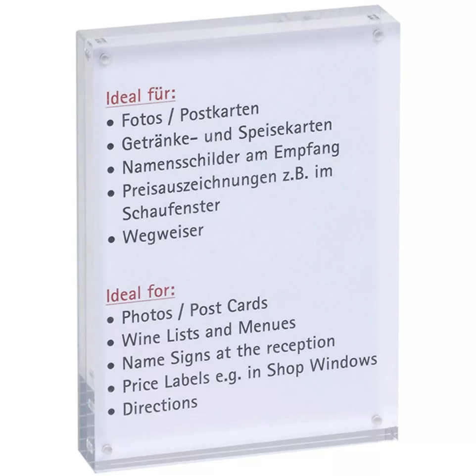 MAUL fotolijst acryl 17.8x12.7x3cm...