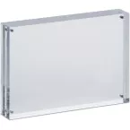 MAUL Magnetic Acrylic Photo Frame, Transparent, 15 x 11.5 x 2.4 cm