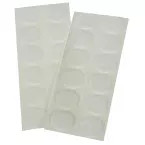 Bouhon Self-Adhesive Hook and Loop Dots Pack of 24 Pieces
