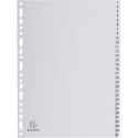 Exacompta intercalaires numérique pour ft A4, en PP, 31 onglets, gris