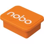 Nobo Whiteboard Magnets Orange Pack of 4