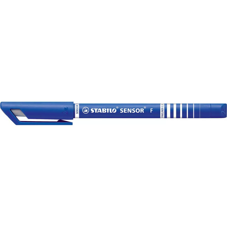 STABILO SENSOR fineliner, 0,3 mm, blauw