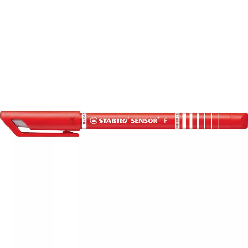 STABILO SENSOR fineliner, 0,3 mm, rood
