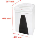 HSM SECURIO B26 destructeur de documents, 4,5 x 30 mm