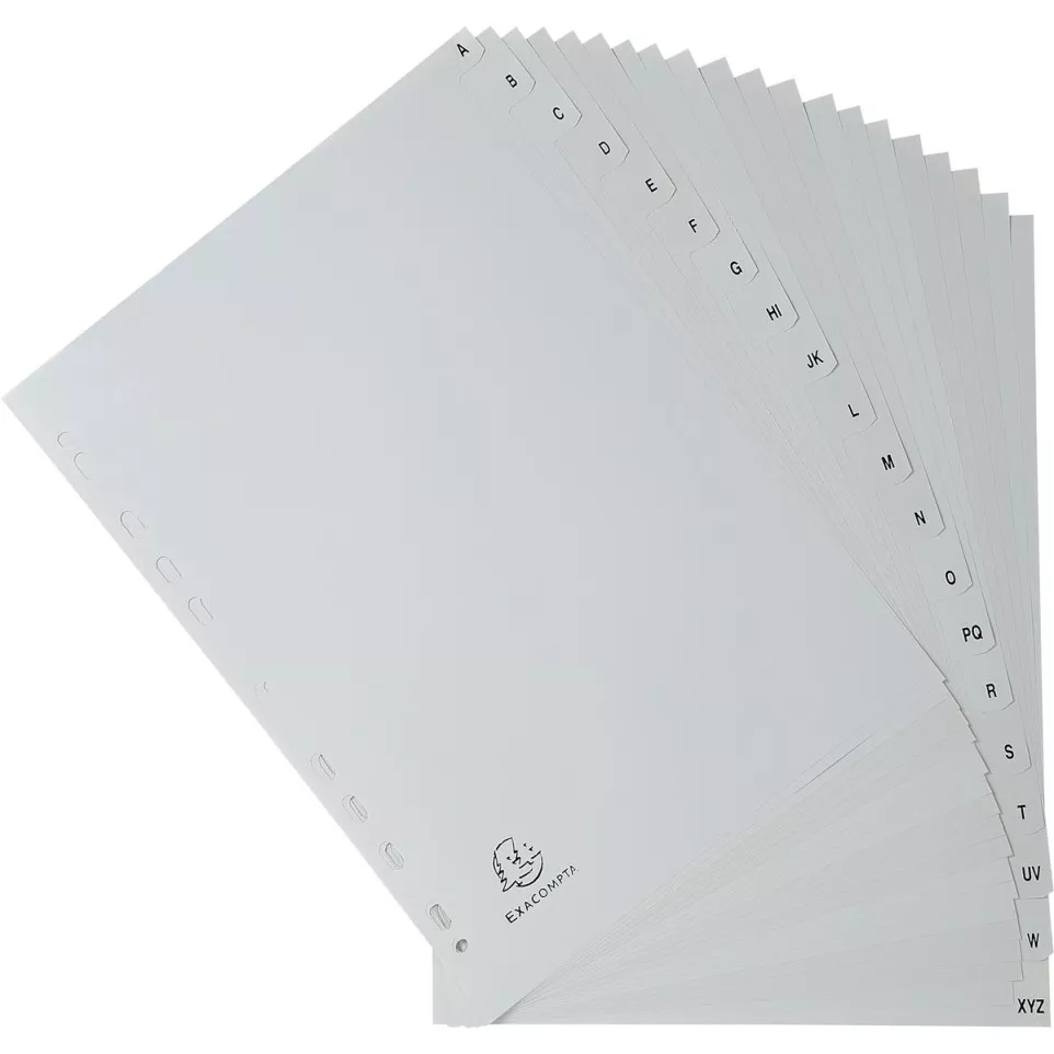 Exacompta intercalaires pour ft A4,...