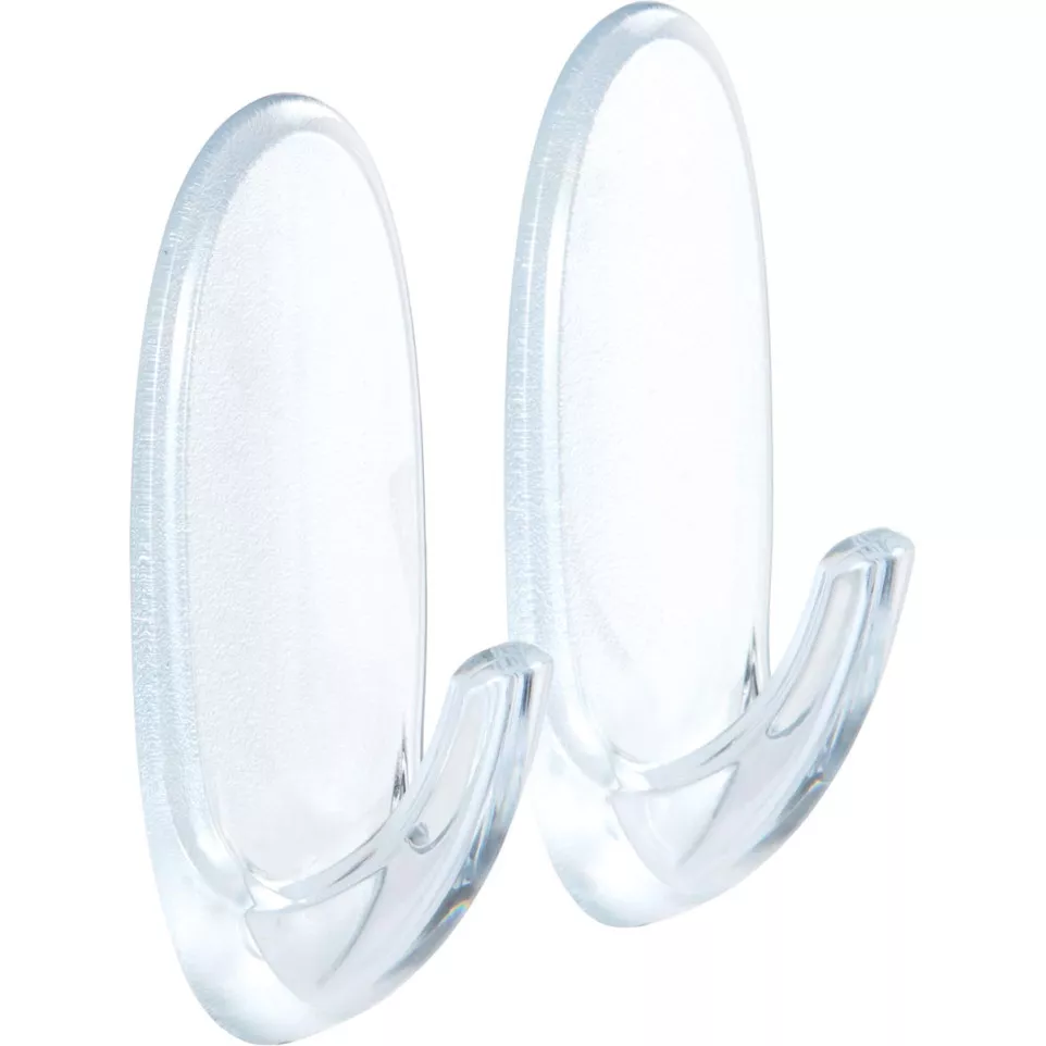 Command Medium Hooks, Transparent, 2...