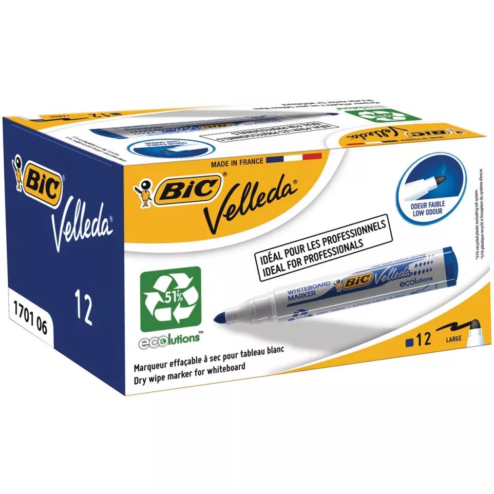 Bic whiteboardmarker 1701 blauw